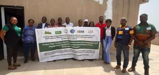 Group photo of participants after the validation workshop