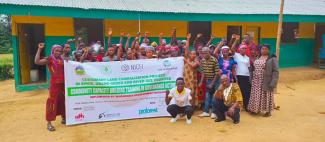 Citizens of project communities of the Liberia Forest Sector Project (LFSP) in southeastern Liberia 